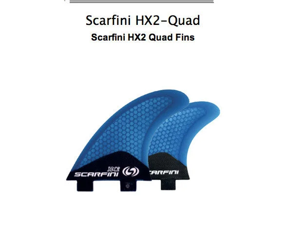 surfboards for fast, high-speed surfing-Scarfini - HX2 Quads