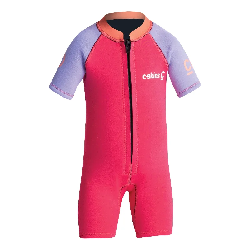 surfboards for deep water riding-C-Skins C-KIDS Baby 3x2mm Shorti Wetsuit