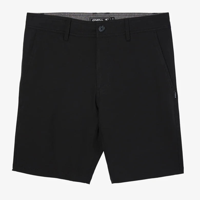 surfboards for heavy riders-Oneill Reserve Heather 19'' Hybrid Walkshort - Black