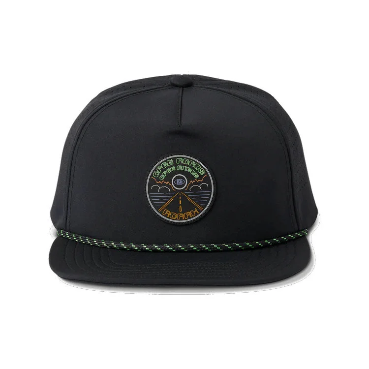 surfboards for maximum wave-catching efficiency-Roark Hybro Hat Black/Open Roads