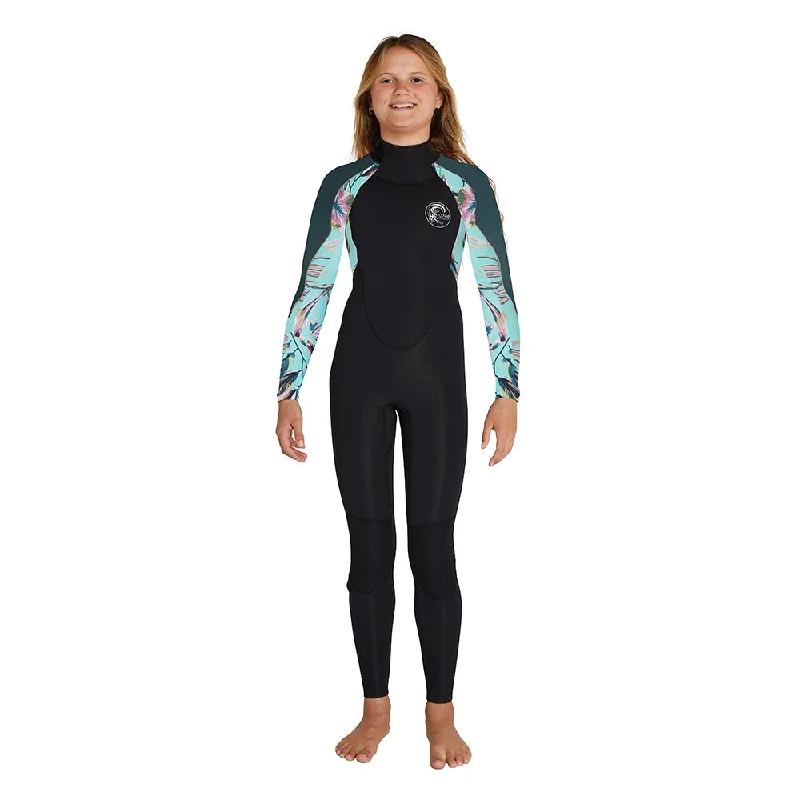 surfboards for small waves-O'NEILL GIRLS BAHIA 3/2MM BZ 2021