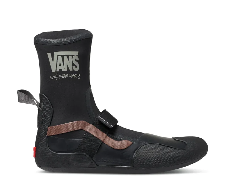 surfboards with minimal resistance for speed-Vans Surf Boot 2 HI - Michael February - Black/Mu