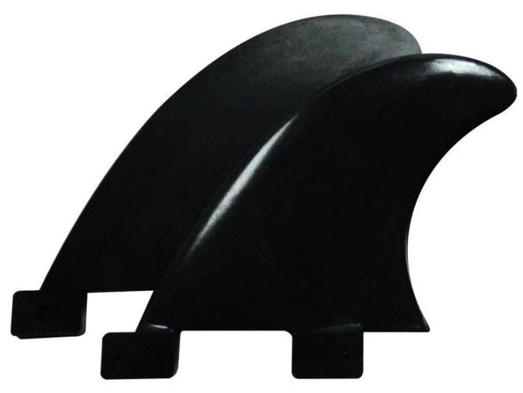 surfboards for high-speed rides-Plastic Futures GL Side Bite Surf Board Fins Black