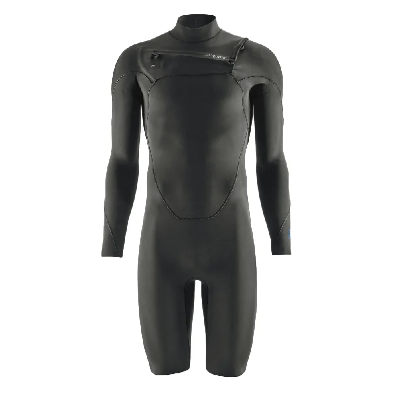 surfboards for quick bottom turns-PATAGONIA MENS R1 LITE YULEX L/SL SPRING 2023