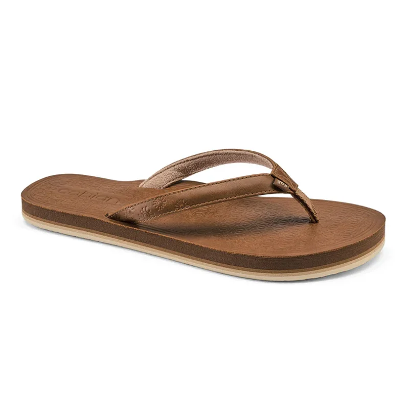 surfboards for long rides-Cobian Kona Women's Sandals - Tan