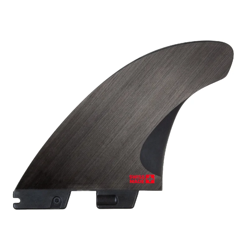 surfboards with high tail kick for pop-FCS II H4 Smoke Tri Fin Set