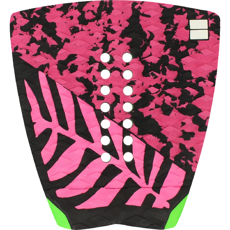 custom surfboards for unique designs-SB Sticky Bumps Hamilton Traction Pink W/Black/Green