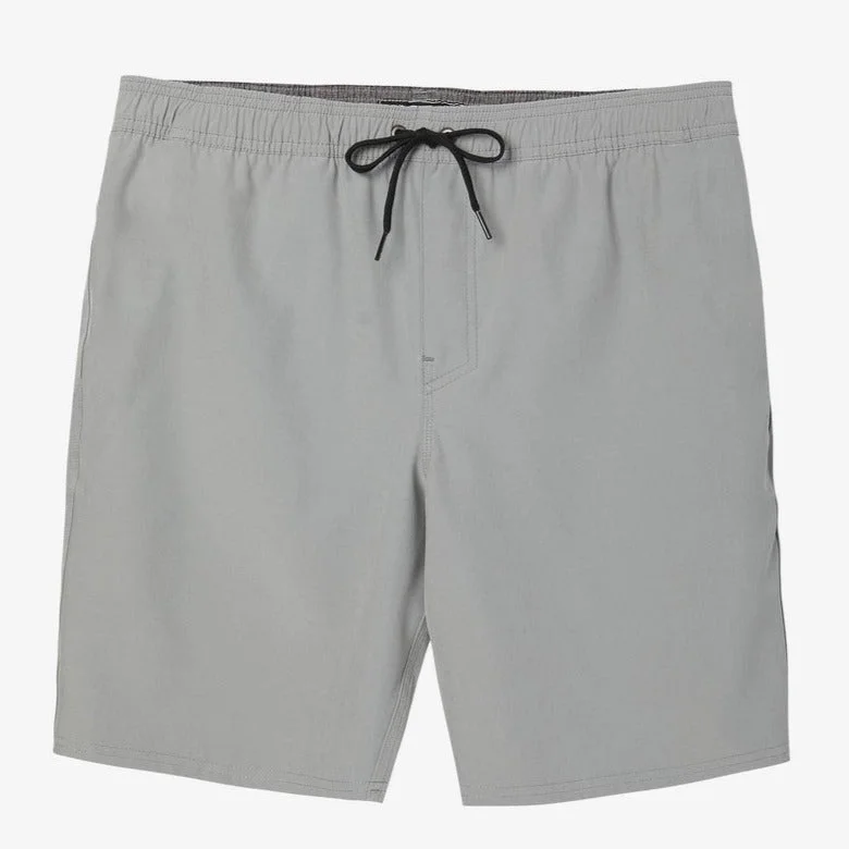 high-speed surfboards for advanced riders-Oneill Reserve Elastic Waist Hybrid 18" Shorts - Light Grey