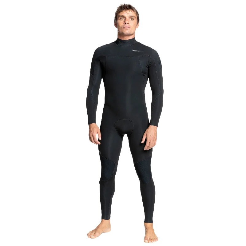 surfboards for deep-water waves-Quiksilver Every Day Sessions 3/2mm Men's Back-Zip Wetsuit