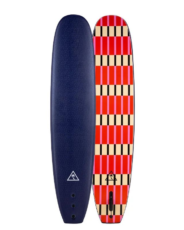 surfboards with enhanced grip for control-Heritage 8'6" Noserider - Single Fin