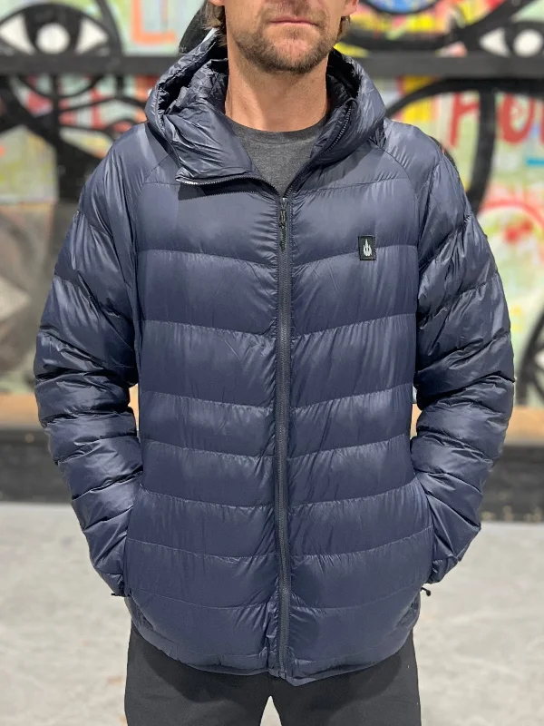 surfboards for better carving control-Waterboyz Parker Puff Jacket Navy