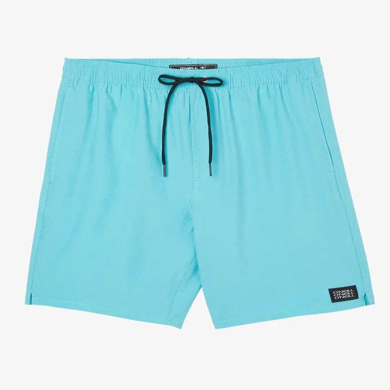 surfboards for pro-level maneuvers-O'Neill Hermosa Solid Volley Shorts 17" - Bluebird TEL