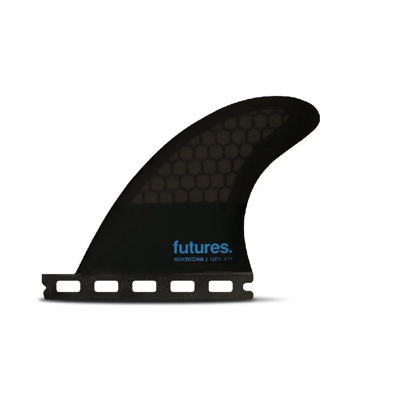 lightweight surfboards for easy handling-FUTURES QD2 3.75 HONEYCOMB QUAD REAR SYM