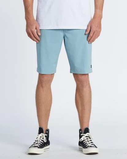 surfboards with low drag for higher speed-Billabong  Save Crossfire Slub Submersible Walkshort - Seafoam