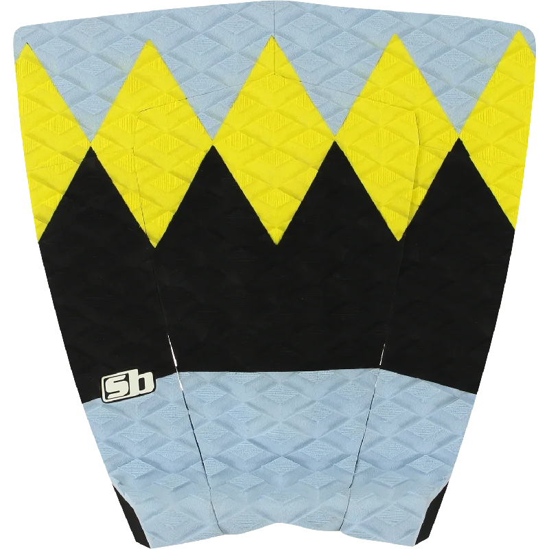 surfboards for pro-level maneuvers-SB Sticky Bumps Tatiana Weston Webb Traction Blue/Black/Yellow