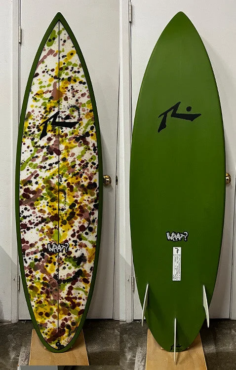 surfboards with tri-fin setup for stability-What? 5'10" x 19.0 X 2.36 - 28.90L, Round, 3x  Fiberglass Fin Boxes, PU - ID:926296