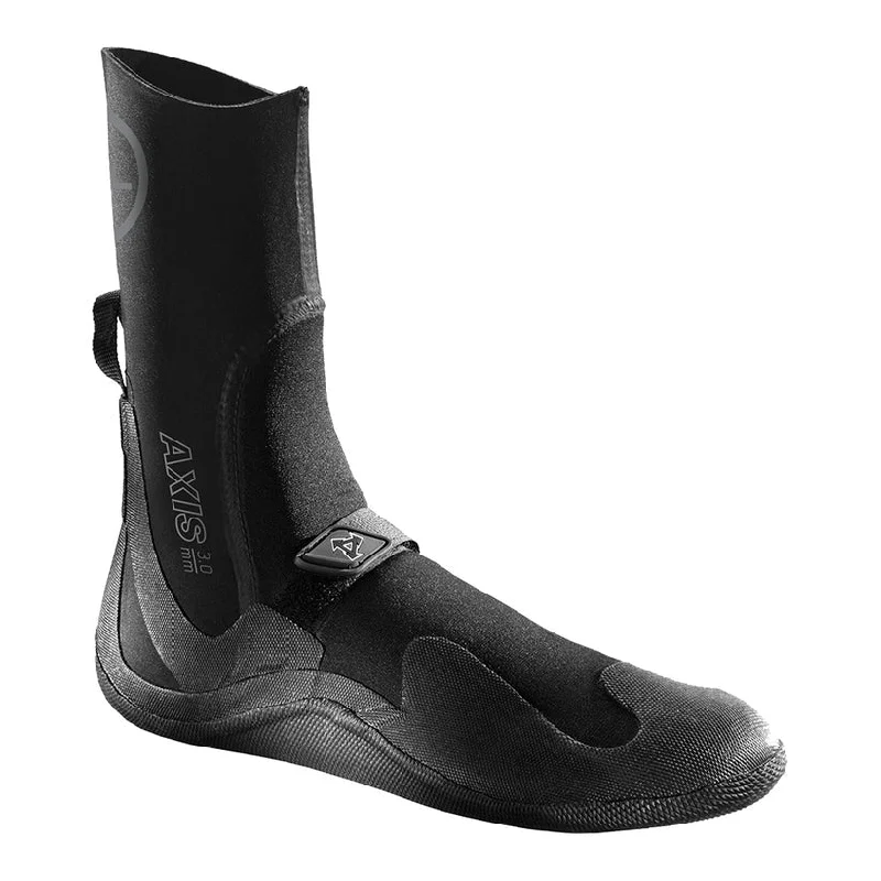 surfboards with extra hold in big waves-Xcel Axis Round Toe Boot 3mm