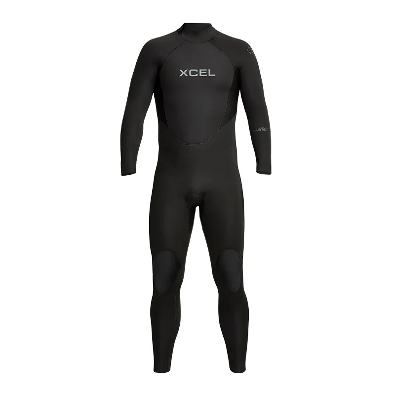 surfboards with improved tracking-Xcel Axis 3/2mm Back-Zip Men's Fullsuit Wetsuit - Black