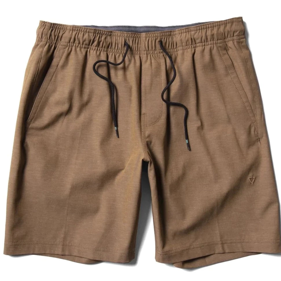 surfboards for professional wave riders-Vissla Hemp No See Em's ECO Elastic Shorts  18.5" - Dark Khaki