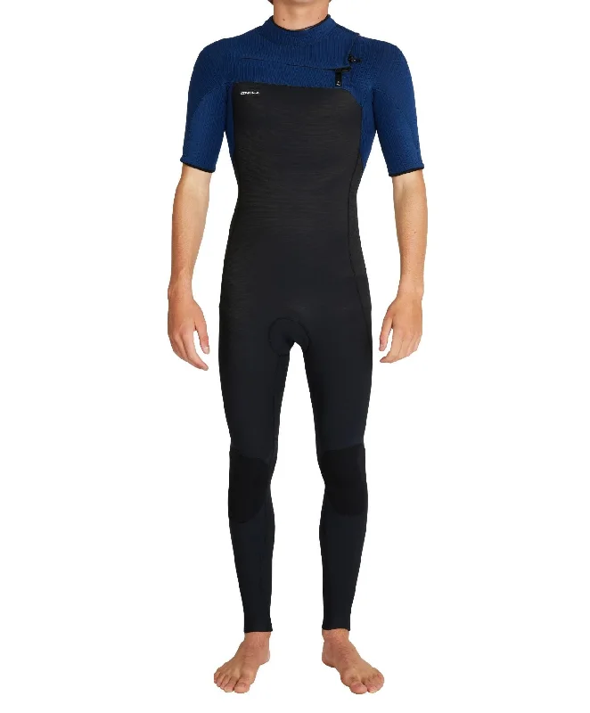 surfboards with minimal effort paddling-O'Neill Hyperfreak 2mm CZ SS Full Wetsuit GBS - Sum23