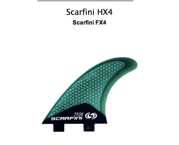 surfboards with wide tails for added power-Scarfini - HX4 Thruster