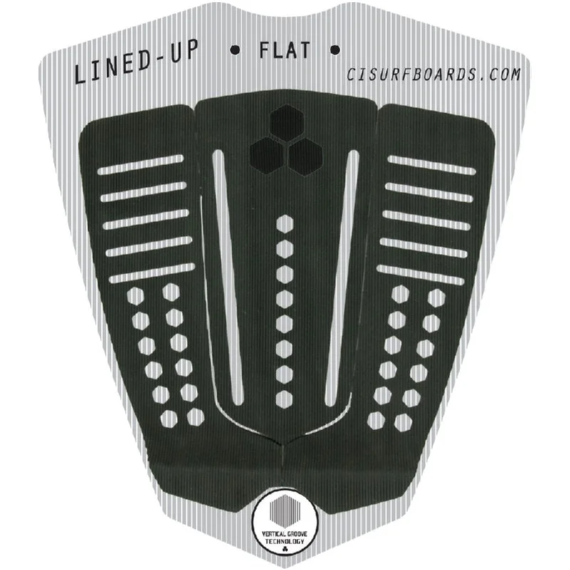 surfboards for relaxed cruising-Deck pads - Channel Islands - Lined Up Flat Black