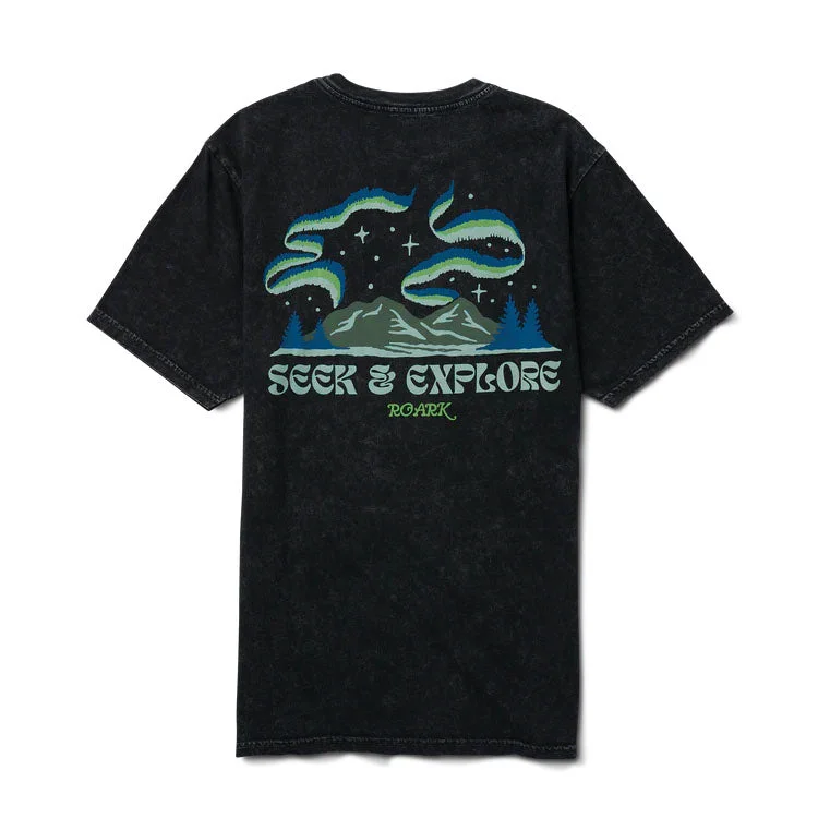 surfboards for maximum power in waves-Roark Go North Tee - Black