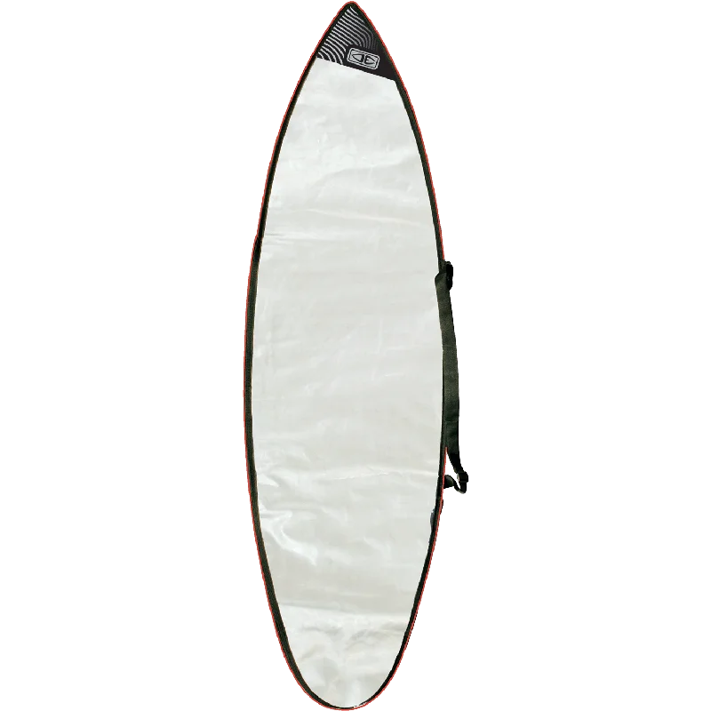 surfboards with great balance-O&E Ocean & Earth Barry Gusset Compact Shortboard Cover 7'0" Silver