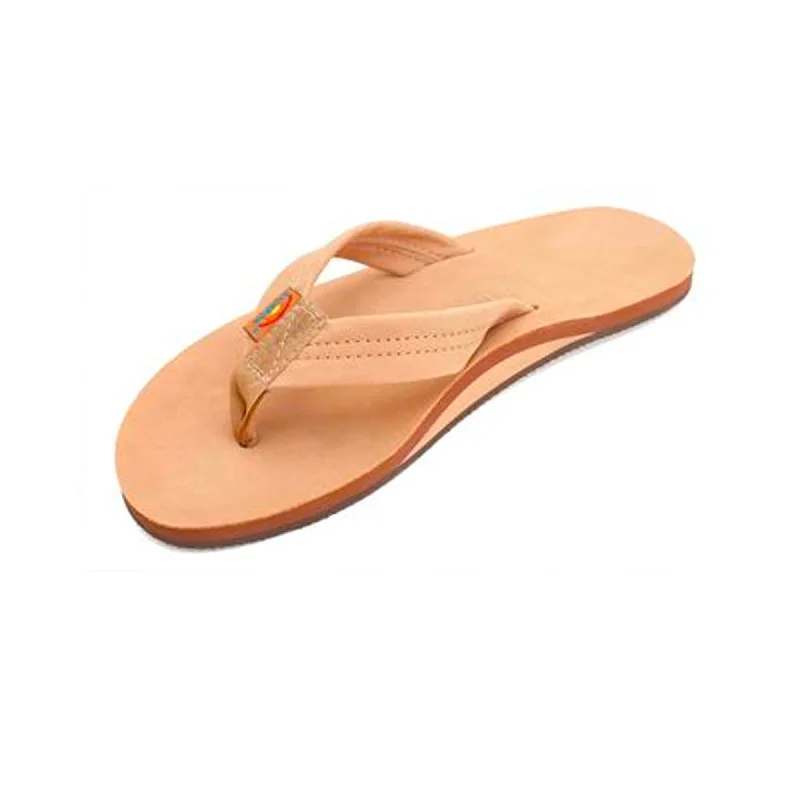 surfboards for maximum wave-catching efficiency-Rainbow Single Premier Leather Men's Sandals - Sierra Brown