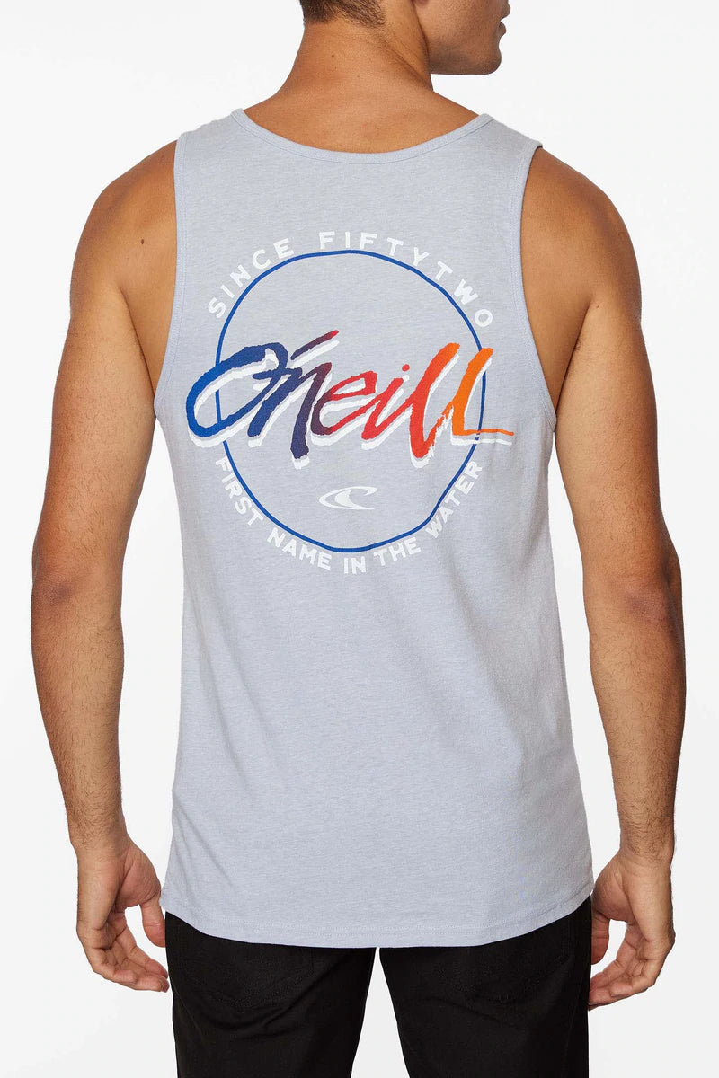 surfboards with high-performance rails-Oneill Keg Stand Tank Top -  Light Indgo