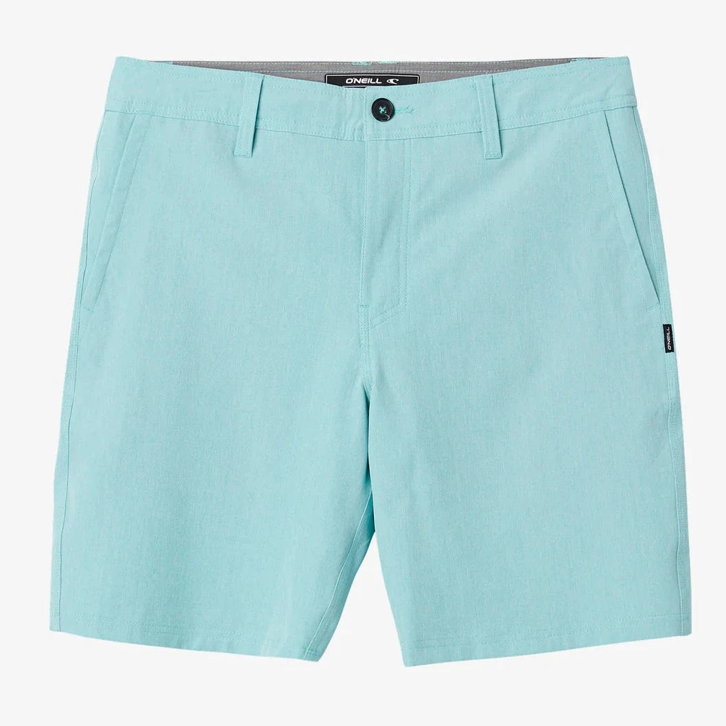 surfboards for quick response in heavy surf-Oneill Reserve Heather 19" Hybrid Shorts - Heather Aqua