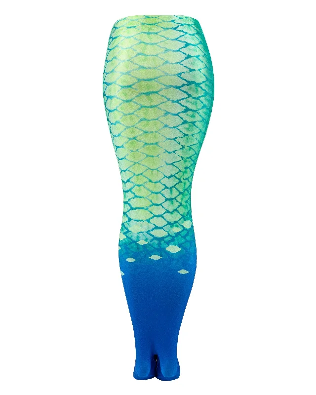 surfboards for relaxed and fun rides-Kids' Mermaid Linden Swim Tail - Sea Glass