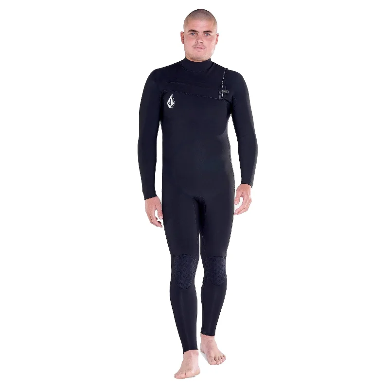 high-quality surfboards for long-lasting use-Volcom Modulator 3/2mm Chest-Zip Men's Fullsuit Wetsuit