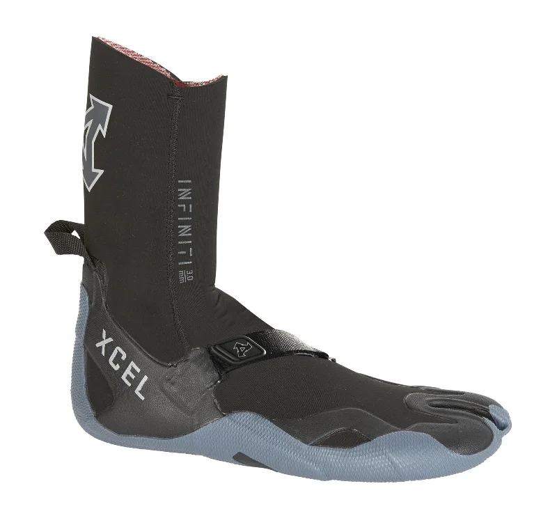 surfboards with minimal effort paddling-Xcel Infiniti 3mm Men's Split Toe Wetsuit Booties