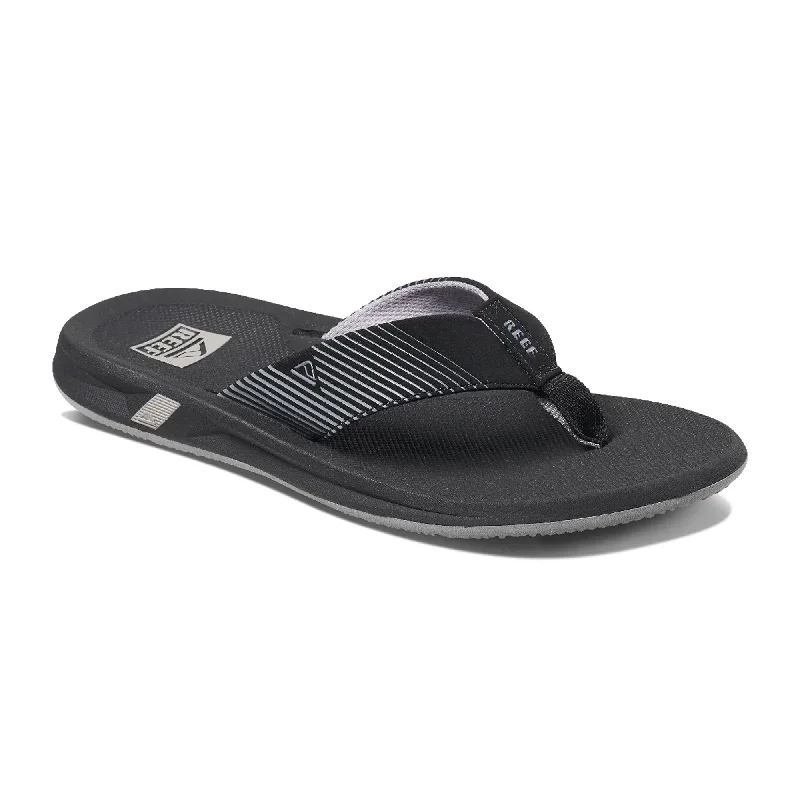 surfboards for freestyle maneuvers-Reef Phantom II Men's Sandals - Black