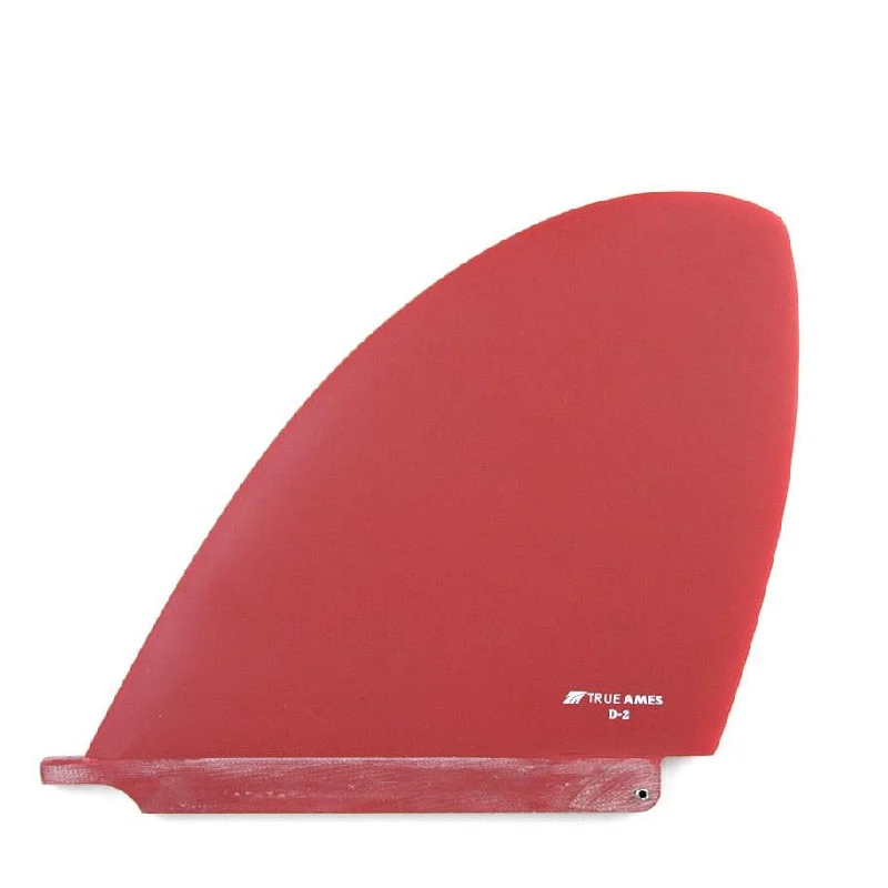 beginner-friendly surfboards-TRUE AMES D-2 FG 9" SOLID RED