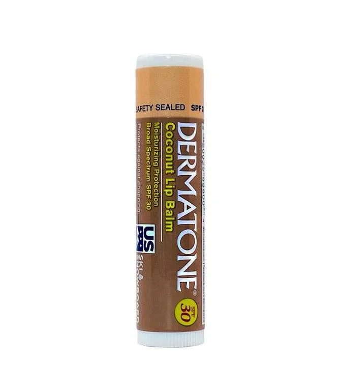 surfboards for small waves-DERMATONE MEDICATED SPF30 LIP BALM COCONUT