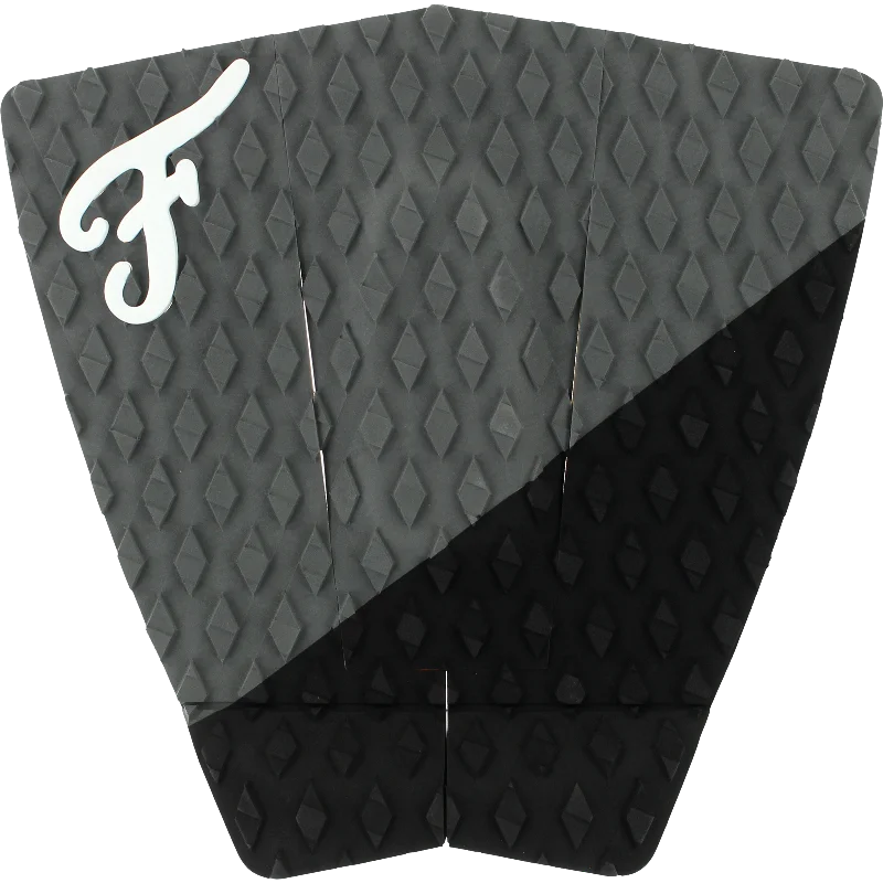 surfboards with high-performance rails-Famous Port 3pc Coal/Black Traction