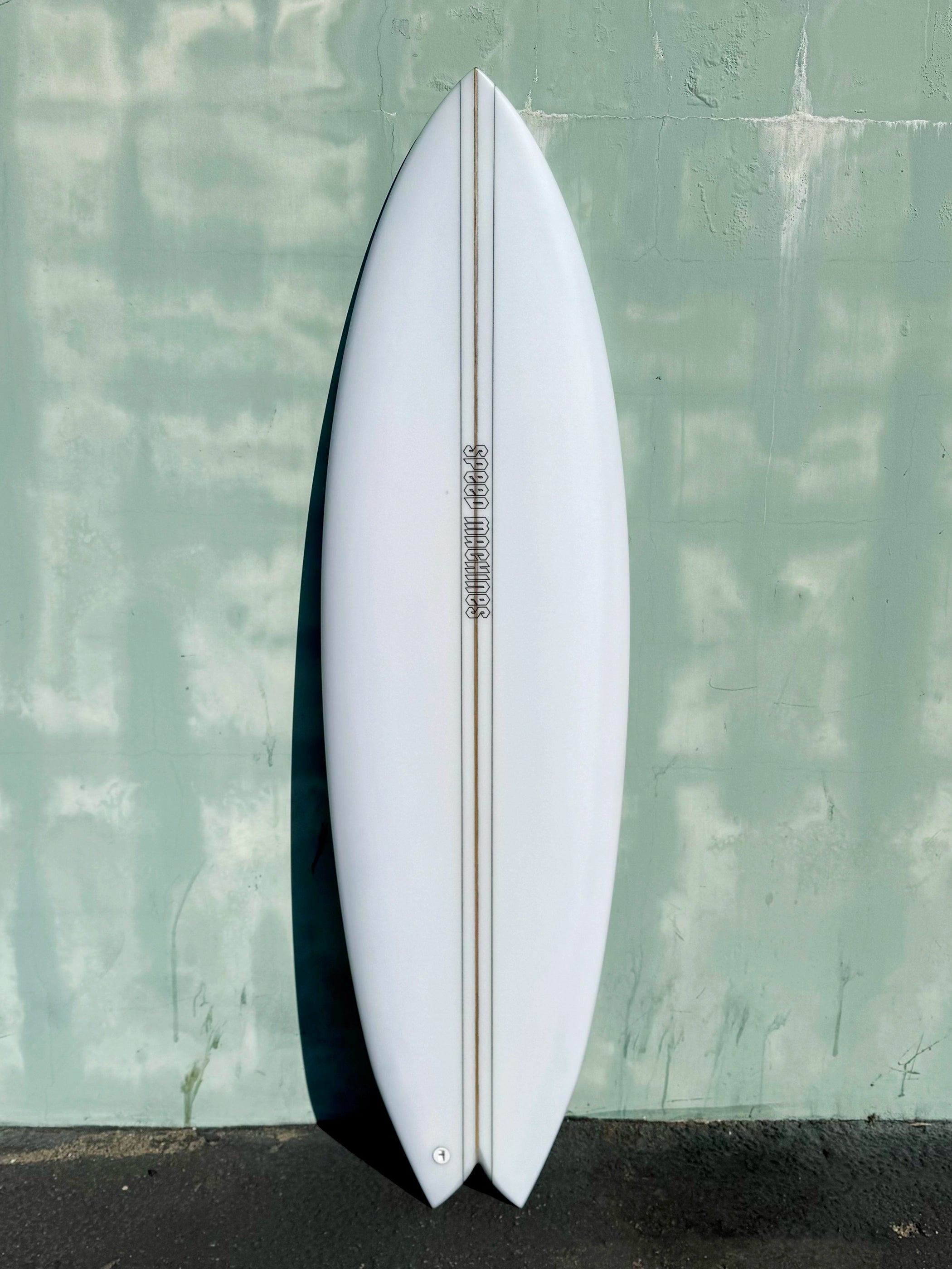 surfboards with improved tracking-Nuevo Camino | 5’9" Talladega Twin Clear Surfboard