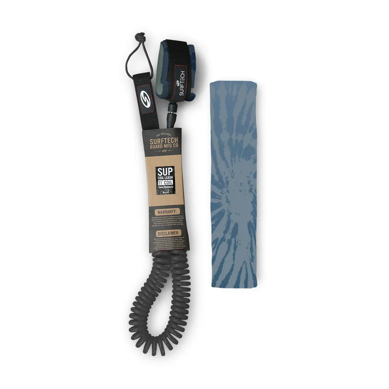 surfboards with improved tracking-Surftech SUP Coil Leash