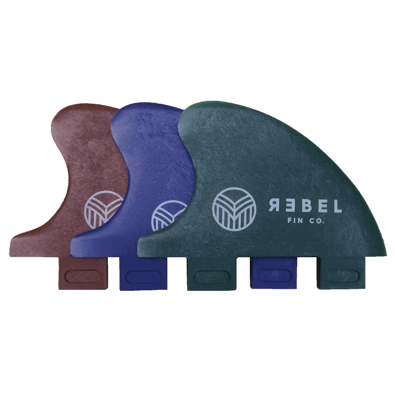 lightweight surfboards for easy handling-RAPID FIN FCS 1  - Driftwood x Rebel Fin Co.