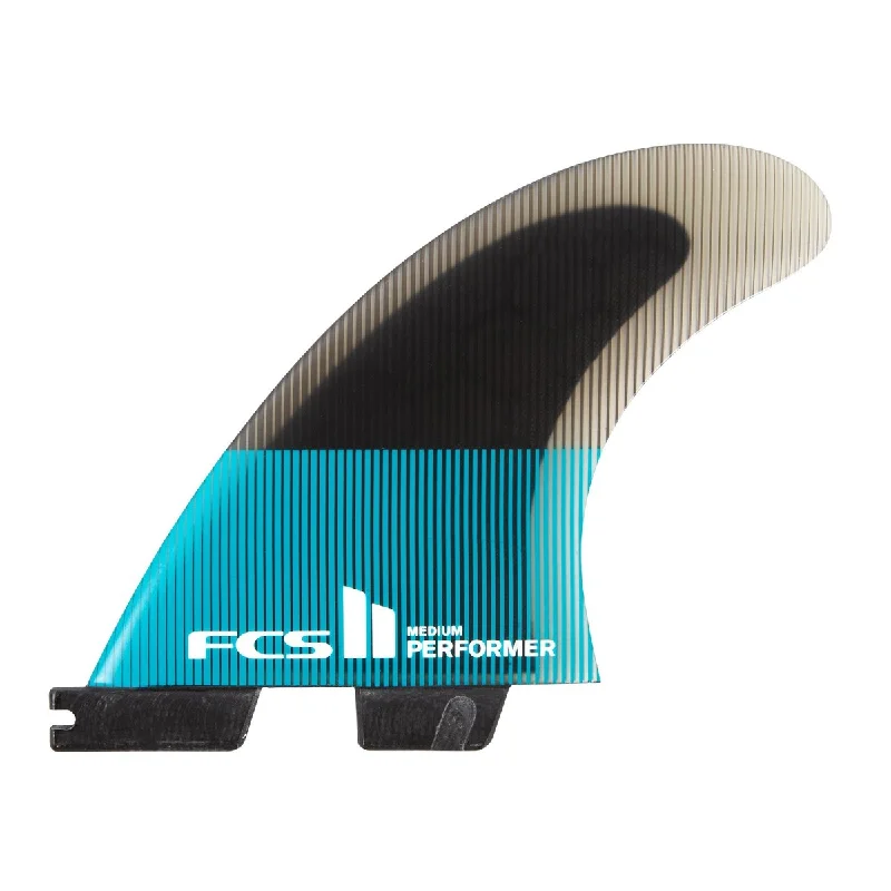 surfboards for relaxed cruising-FCS II Performer PC Tri Fins