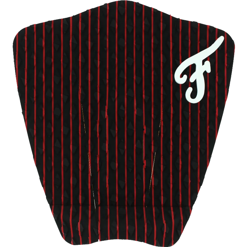 surfboards with adjustable fin setups-Famous Friend Hampton 3pc Black/Red Traction