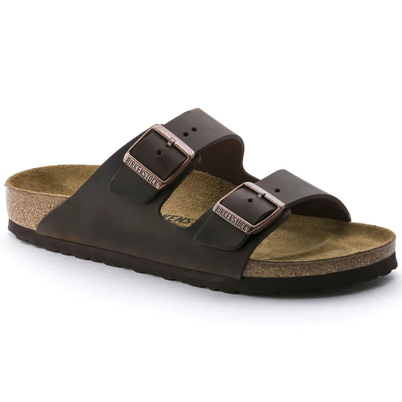 surfboards for heavy swells-Arizona Oiled Leather Sandal (Narrow)