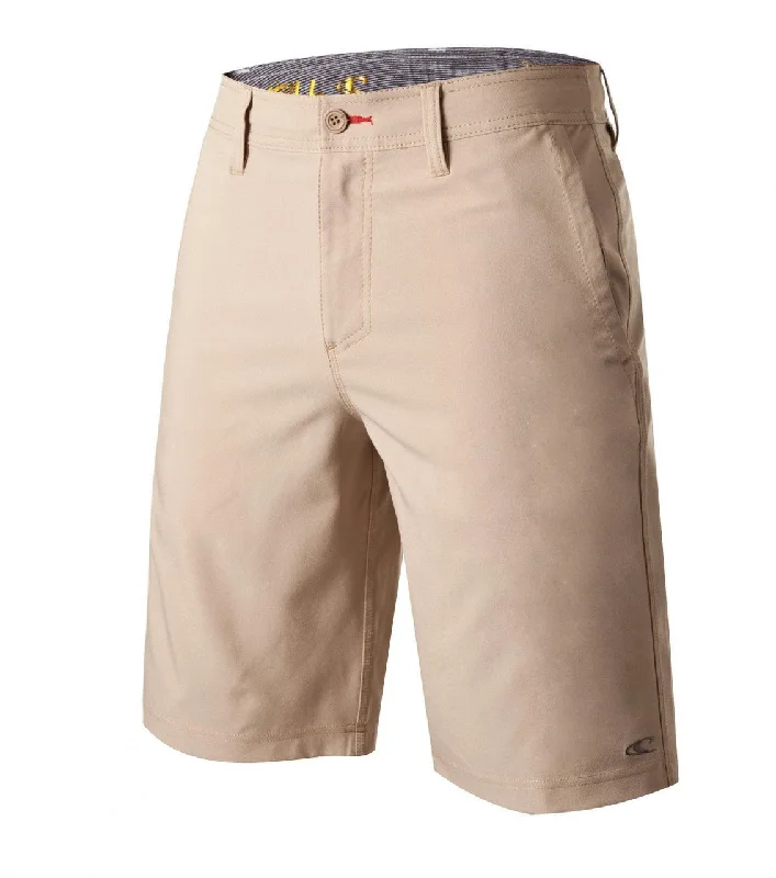 durable surfboards for tough conditions-Oneill Loaded Stretch Khaki Hybrid Walkshort