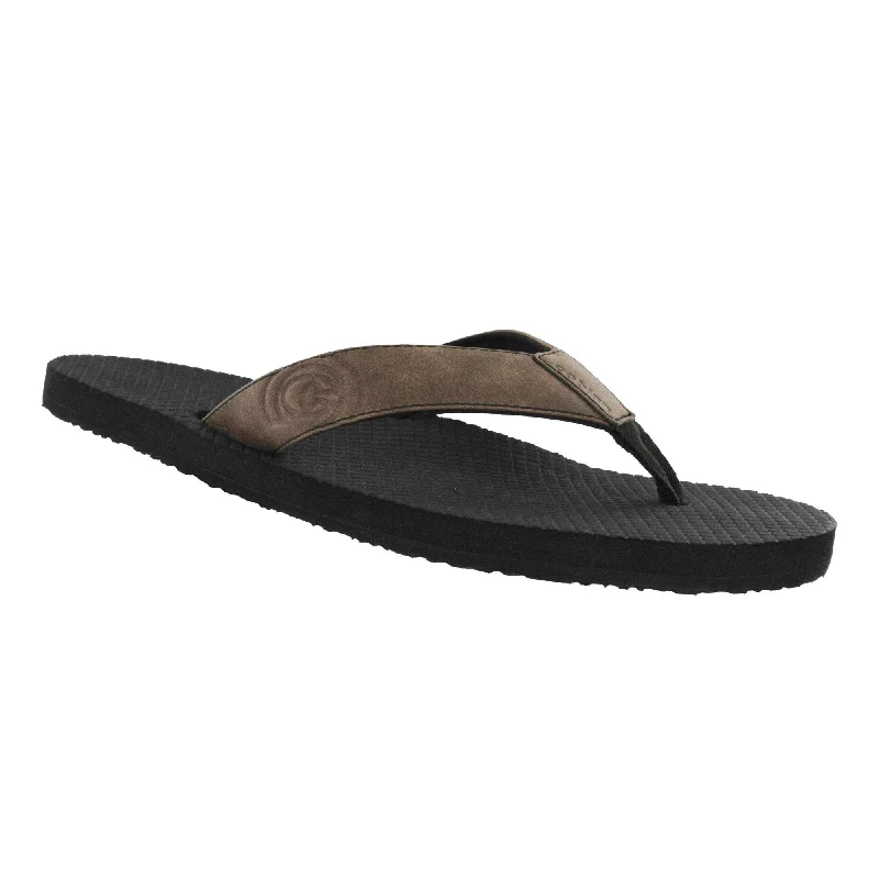 surfboards with well-balanced volume-Cobian Shorebreak Men's Sandals - Chocolate