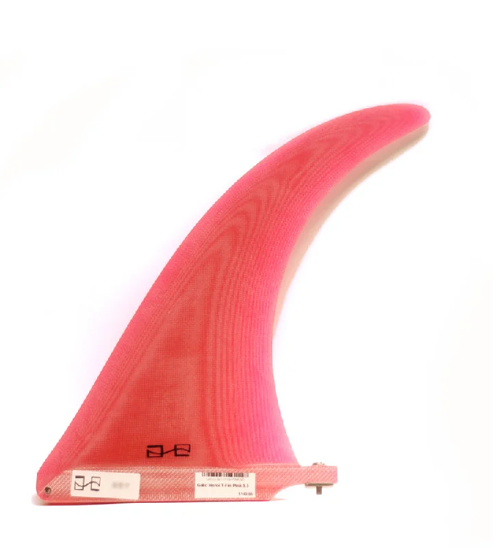 surfboards for aggressive carving-T-Fin Pink 9.5