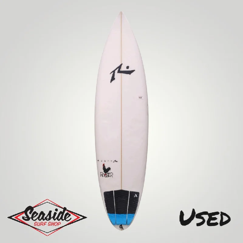 longboard surfboards for cruising-USED Rusty Surfboards - 6'1" Rooster Surfboard