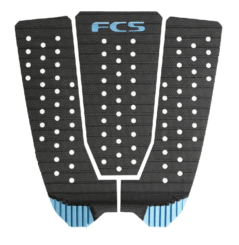 surfboards for ultimate maneuverability-FCS Kolohe Andino Treadlite Traction Pad - Black/Tranquil Blue