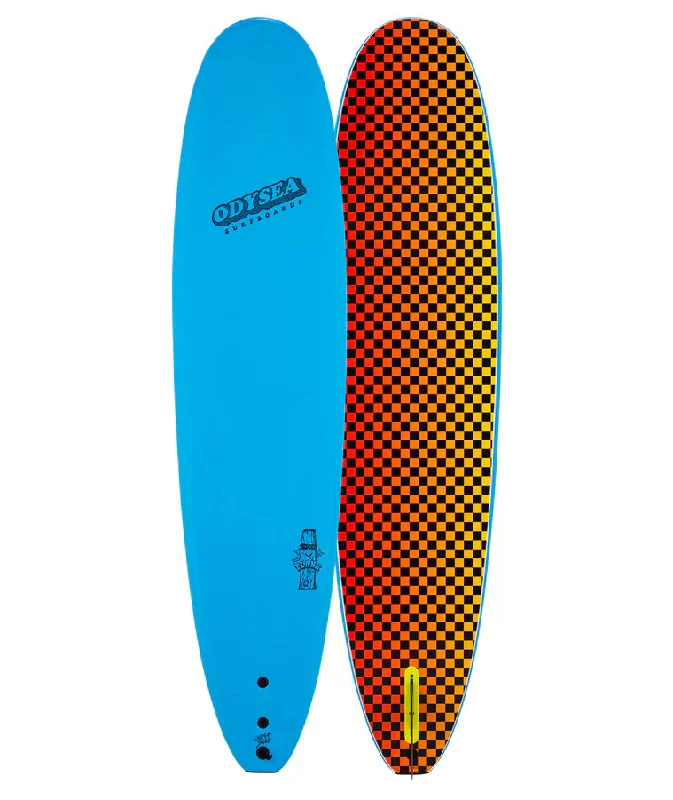 surfboards with low drag for higher speed-Odysea 7'0" Plank Single Fin Blue